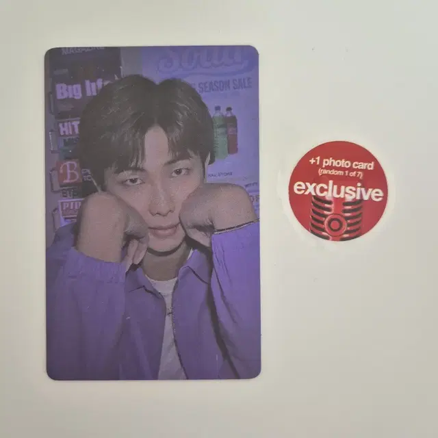 방탄소년단 BTS 남준 RM PTD 퍼투댄 라이브 앨범 타겟 포카