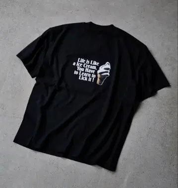 미사용 새상품 anytee classics Ice Cream Tee