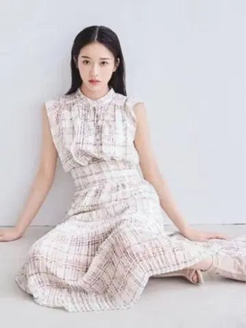 snidel Sustainable 프릴 원피스