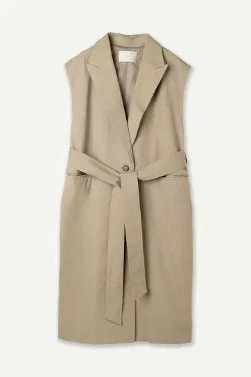Louren cocoon long vest