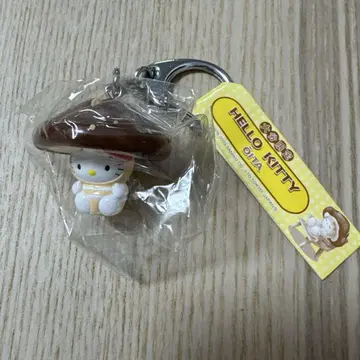 고토치 키티 오이타 한정 표고버섯 돈코 키링 새상품