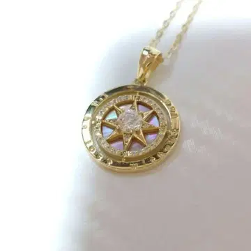 핑크 문스톤 스타라이트 목걸이