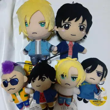 BANANA FISH 바나나 피쉬 봉제 인형 6세트