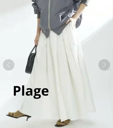 plage typewriter maxi 스커트 34