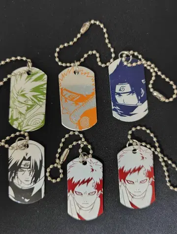 NARUTO 캐릭터 키링 6세트