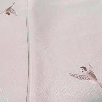 작가 아이보리 참새와 버드나무 호몬기