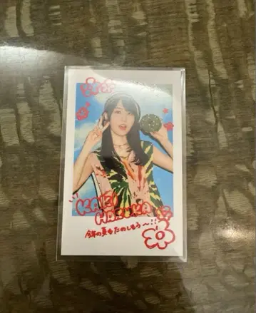 노기자카46 카키 하루카 NOGI CAFE 노기 카페 폴라로이드풍 스티커