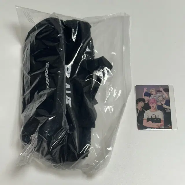 플레이브 응원봉 가방 및 포카