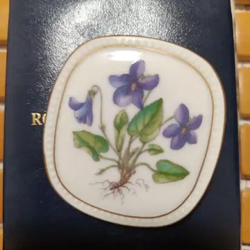 로얄코펜하겐 브로치 겸 펜던트 부속물 있음