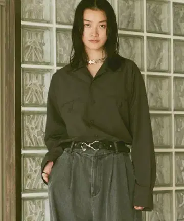 soerte 소에르테 오픈 카라 셔츠