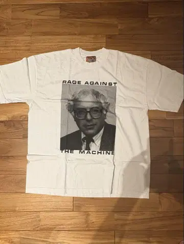 RAGE AGAINST THE MACHINE 버니 샌더스 T셔츠 XL