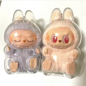 팝마트 앉은 래브부 케이스 2개 세트 플라스틱 케이스