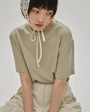 todayful Basic Smooth 티셔츠 세이지