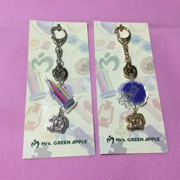 2 Mrs. GREEN APPLE 랜덤 참 키링 세트