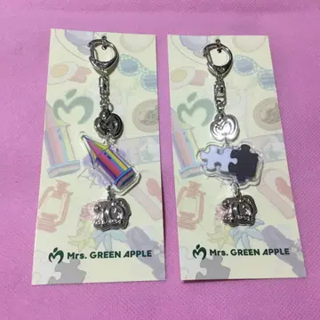 3 Mrs. GREEN APPLE 랜덤 참 키링 세트