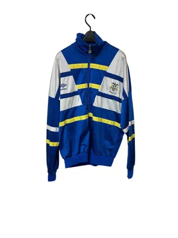 [ umbro ] 나일론 자켓 파랑 스트라이프 디자인