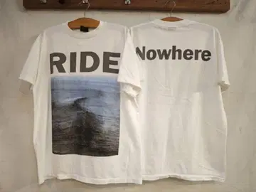 RIDE 티셔츠 화이트 L