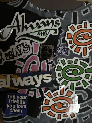 Always 에코백 & T셔츠 세트 판매 스티커 1개 랜덤 증정