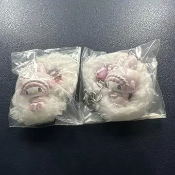 산리오 마이멜로디 쿠로미 피아노 시크릿 스트랩 세트