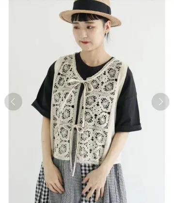 새상품급 Samansa Mos2 모티브 레이스 베스트