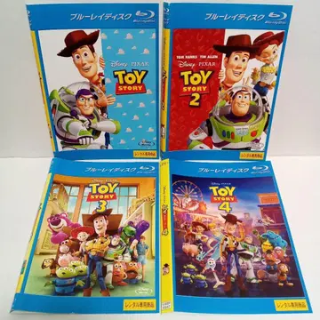 디즈니 토이스토리 1 2 3 4 렌탈 Blu-ray 4개 세트