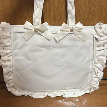 자카마트 A3 프릴 디자인 이타백 화이트