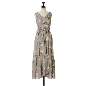herlipto Anemone Cache-Coeur Long Dress