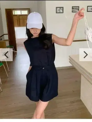 벌스데이 바쉬 셋업 린넨 네이비 L