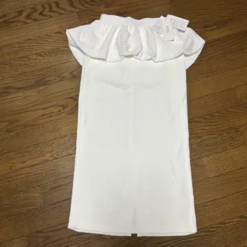 fit more 페플럼 자카드 도킹 스커트