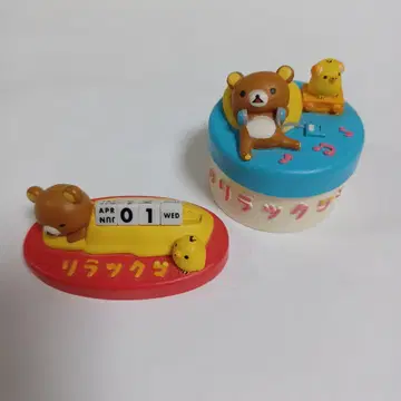리락쿠마 키이로이토리 만년 달력 소품함 산에이엑스