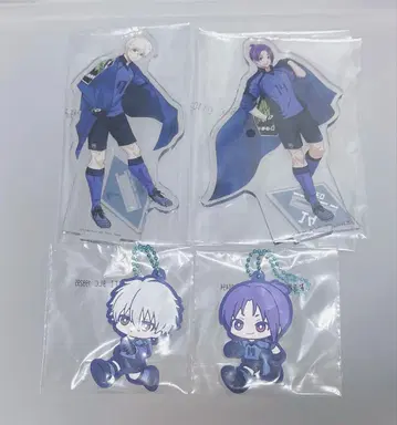 블루 록 제일복권 아크릴 스탠드 러버 참 나기 레오