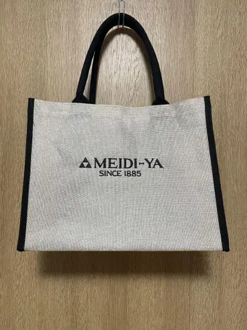 메이지야 MEIDI-YA 린넨풍 자수 토트백 에코백