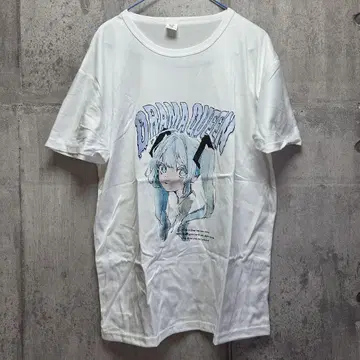 애니메이션 캐릭터 티셔츠 화이트