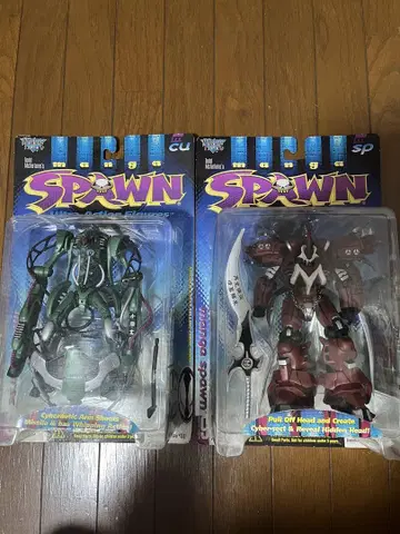 SPAWN 피규어 2개 세트