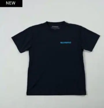 SHIMANO Big Logo Dry Short Tshirt-Navy-M