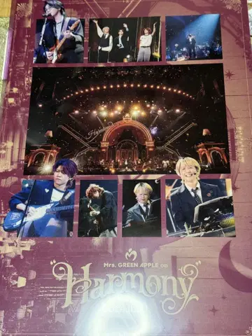 Mrs. GREEN APPLE Harmony A3 클리어 포스터