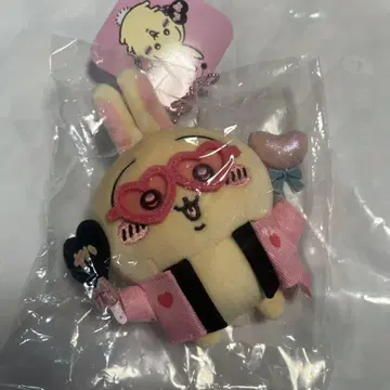 치이카와 랜드 덕질 토끼 마스코트 부채 봉제 인형 키링