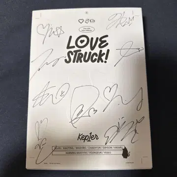 Kep1er LOVE STRUCK! 사인 포함