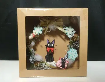 [레어] 마녀 배달부 키키 크리스마스 리스 지지 고양이