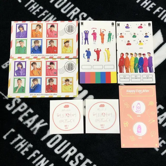 방탄 머스터4 아미부스 우표 스티커 BTS MUSTER ARMY POCA