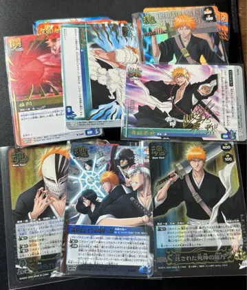 BLEACH 소울 카드 배틀 legend 금박 성우 사인 쿠로사키 이치고