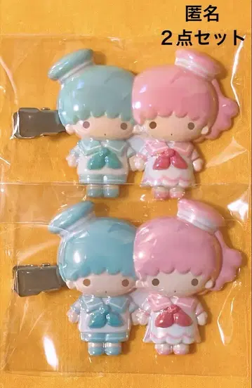 산리오 세일러 카라 디자인 시리즈 앞머리 클립 키키라라 2세트