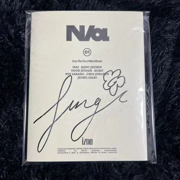IZNA 정은 앨범 사인 포함 트레이딩 카드