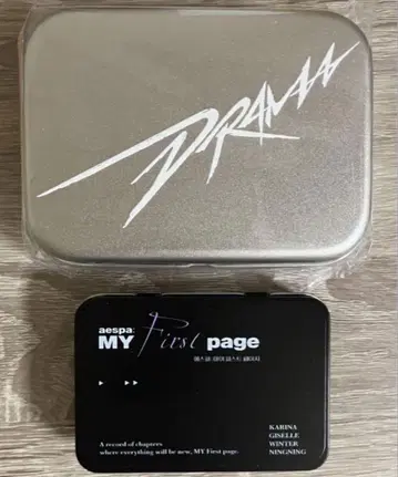 aespa 팝업 MD Drama 틴케이스 MyFirstPage
