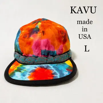 KAVU 카부 USA 타이다이 캡 나일론 캡 L 사이즈 새상품급