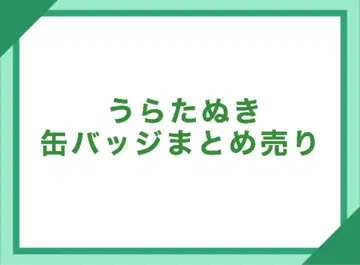 우라타누키 캔뱃지 묶음 판매