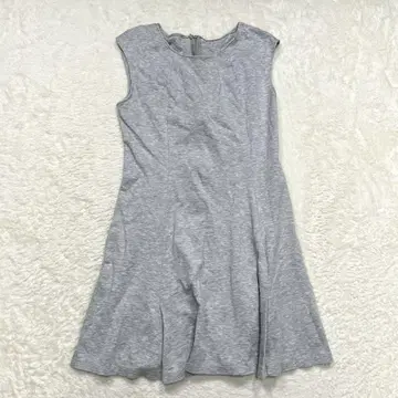 언타이틀 슬리브리스 원피스 무릎 기장 무지 캐주얼 일본제