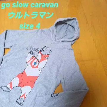 go slow caravan 울트라맨 곰 후드티 고슬로우