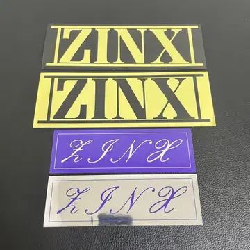 [레어 희귀] ZINX 스티커 씰 2매 세트