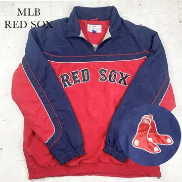 새상품급 MLB 보스턴 레드삭스 풀오버 아노락 자켓 L